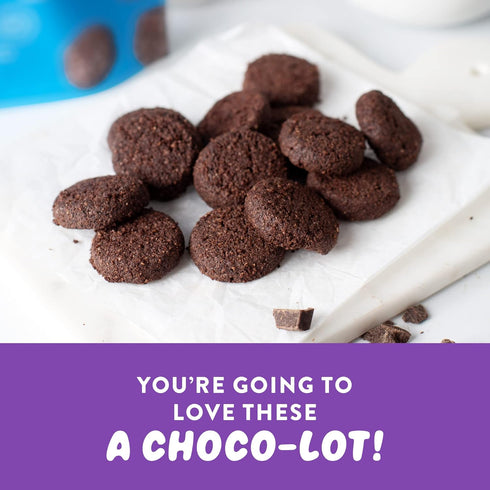 HighKey Low Carb Keto Brownie Bites, Sugar Free Chocolate Protein Cookies, Gluten Free Snack, Keto Friendly Food, 3pk