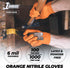 1st Choice 6 mil Nitrile Gloves, Disposable Mechanic Gloves Latex Free with Raised Diamond Texture