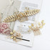 inSowni 21 Pack Gold Leaf Flower Bridal Wedding Hair Combs + U-shaped Pearls Hair Pins Accessories