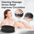 Metene 2 Pack Silicone Body Scrubber, Soft Exfoliating Body Scrubber for Shower, Long Lasting, Lathers Well (Black)