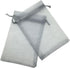 100PCS 6x9 Inches Organza Drawstring Pouches for Jewelry Party Wedding Favor Gift Bags, Gray