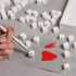 100Pcs Soft Nail Sponges for Ombre, Nail Art Sponges with Grabbing Pen, Professional Manicure Tools and Accessories
