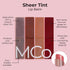 MCoBeauty Sheer Tint Lip Balm, Bella Vita, Nourishing Tint for Luscious Lips, Vegan & Cruelty Free