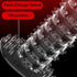 MENABLE Penis Sleeve Cock Sleeve Adult Sex Toys for Men, Transparent Penis Extender Girth Extension Enhancer