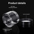 Patelai 4 Pieces Round Leak Proof Plastic Container Jars with Lids, 6 Ounce for Travel Storage Makeup, Black