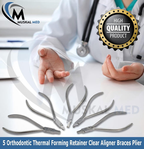 Orthodontic Dental Hole Punch Pliers for Thermal Forming Retainer Clear Aligner Braces