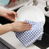 Egles 8 Packs Kitchen Dishcloths 12x12 Inches, 100% Cotton Dish Cloths for Washing Dishes, Scrubbing Wash Cloths (Mix