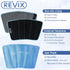 REVIX Calf and Shin Ice Packs for Injuries - Reusable Cold Compression Sleeve for Swelling, Bruises, Sprains (2 Packs)