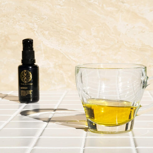 True Moringa Oil for Face, Body & Hair - 100% Pure Cold-Pressed Oil - Unrefined, Anti-aging, 30 ml