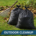 TIMPHO 42 50 Count Gallon Heavy Duty Trash Bags, Large Outdoor Garbage Bags, Tear Resistant Contractor Bags for Yard
