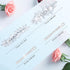WHAVEL 4Pcs Hair Clips, Rhinestone Hair Pins for Women, Silver Bridal Barrettes, Wedding Hair Accessories