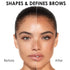 JAPONESQUE Slant and Point Tweezers Set, Hand-Sharpened Stainless, Ideal for Defining and Shaping Brows, Travel
