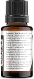 Viva Doria 100% Pure Clove Bud Essential Oil, Undiluted, USDA Certified Organic, Food Grade, 15 mL (0.5 fl oz)