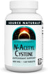 Source Naturals N-Acetyl Cysteine, 600 mg, 120 Tablets, Antioxidant Support for Respiratory Health