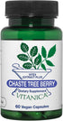 Vitanica Chaste Tree Berry Vitex Extract Plus, Vegan, 60 Capsules