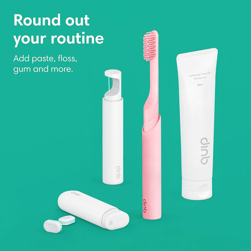 Quip Rechargeable Smart Sonic Toothbrush for Adults - Timed Electric Toothbrush with Bluetooth & Rewards App