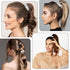 Sparkly Rhinestone Hair Accessories, 2 PCS Elastic Scrunchies, Ponytail Holder, Crystal Cuff Hair Band for Women