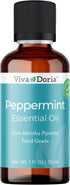 Viva Doria 100% Pure Northwest Peppermint Essential Oil, Undiluted, Food Grade, 30 mL, Made in USA