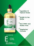 Carlyle Vitamin E Oil 30,000 IU, 2.5 fl oz, Moisturizing for Skin, Ingestible & Topical Grade, Non-GMO