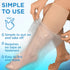 100% Waterproof Cast Covers for Shower Leg - Reusable Adult 2pk Half Leg Cast Protectors - Knee, Ankle, Foot