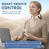 Prettypum Neck Massager with Heat, Ultra-Lightweight Electric Pulse Device for Neck Relaxation, Cordless Mini Smart