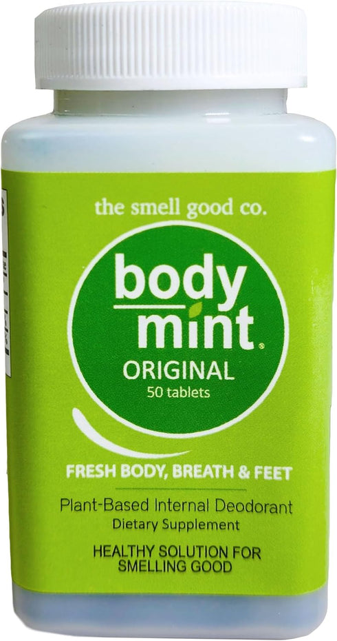 Original Chlorophyll Deodorizing Supplement for Full Body Freshness - 50 Tabs, Aluminum-Free