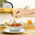 PAMI 1000-Pack Medium Weight Disposable Plastic Teaspoons, Bulk White Silverware for Parties, Weddings, and Catering