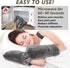 Heated Mitts for Arthritis, Microwavable Hand Warmer for Stiff Joints, Unscented Therapy Mittens, Grey