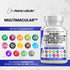Eye Health Vitamins with Bilberry 6000mg, Lutein & Zeaxanthin 40mg, Omega 3 4000mg - 60 Capsules