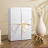 Retrify White Kraft Paper Roll 17 Inches x 32.8 Feet Mini Roll Solid Color Gift Wrapping Paper for All Occasion