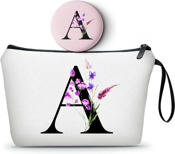SEAMOON Unique Gifts for Women - Birthday Gifts, Maid of Honor Gifts, Cosmetic Bag with Mirror, Small Gifts (A)