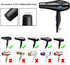 Universal Collapsible Hair Dryer Diffuser Attachment, Lightweight Portable Travel Tool for Most Blow Dryers - Purple