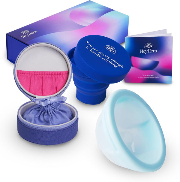 Menstrual Disc Reusable, Silicone Menstrual Disc, Comfortable Period Disc, Easy to Use