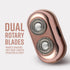 The SPOT Electric Shaver for Women, Wet & Dry Bikini Shaver, Cordless Hair Removal Razor, Rose Gold