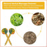 Hammer, Hammer, 26cm-Yellow lefeke Manual Massage Mugwort Massage Handheld Body Percussion Tool for Back Neck Shoulder