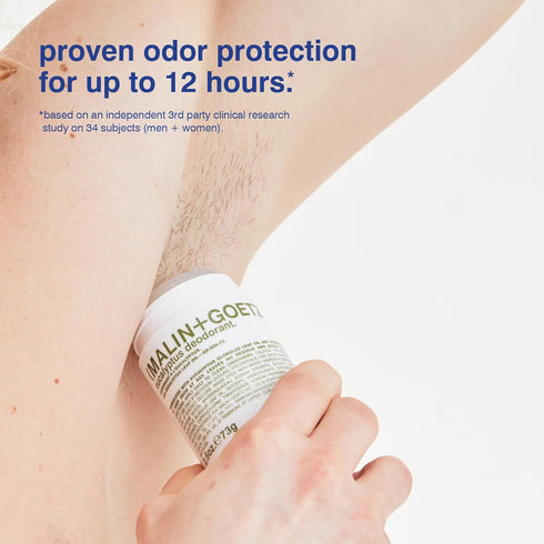 Malin + Goetz Deodorant, Men & Women's Stick Deodorant, Natural Fragrance, Aluminum Free