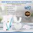 Sani White Ultrasonic Toothbrush, 360 Brite U Shaped Electric Tooth Cleaner, Ortho Sparkle Sonic Glow Brush