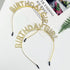 Celebratory Birthday Girl Tiara Headband for Ladies, Women, Girls, Moms, Daughters, and Female Friends