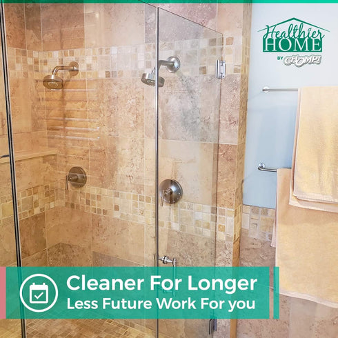CHOMP! Shower Door Water Repellent: 6 in 1 Hard Water Stain Preventer for Glass, Tile, and More, 32 oz
