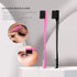Soft 'N Style Double Sided Edge Control Hair Brush Comb Combo Pack, 6 Pieces, Pink and Black