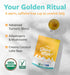 Immune (60 Golden Milk Powder Organic Blend - Adaptogenic Turmeric Latte with Ginger Ashwagandha & Mushroom Complex