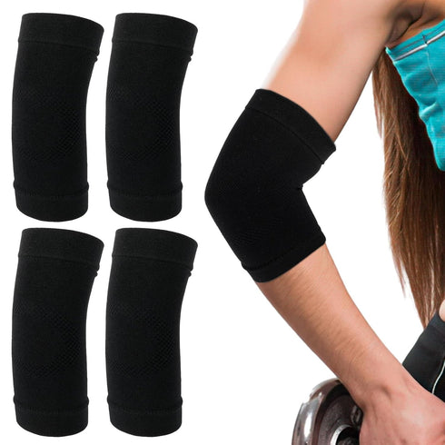 Ptwola Elbow Compression Sleeve Nylon Comfort Tennis Elbow Support Brace Breathable Fitness Sports
