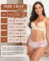 Intiflower Period Underwear for Women, Leakproof Period Panties, Lace Menstrual Underwear Breathable & Soft