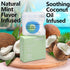 Coconut-Oil Infused Woven Dental Floss, Deep Clean Natural Waxed Floss, PFAS Free (33 Yds x 1 Unit)