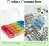 Quaocens 6 Pack 4 7 4 Pill Organizer Monthly Weekly Pill Organizer Times a Day XL Large Pills Organizer Day Pills