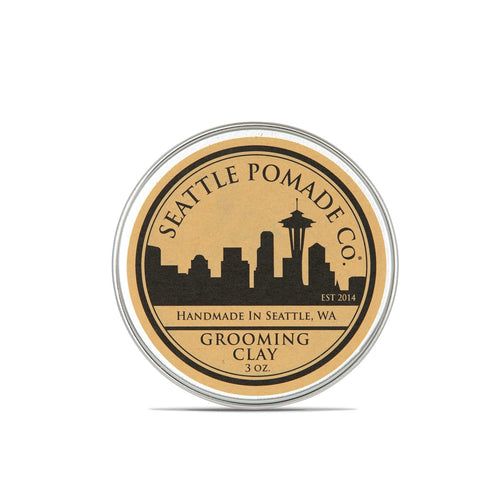 Seattle Pomade Co. Grooming Clay for Hair, USDA Certified with Organic Essential Oil and Extracts