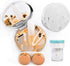 Contact Lens Travel Kit with Cleaner Washer, Portable Box with Mirror Tweezers Remover Tool for Daily Outdoor Use