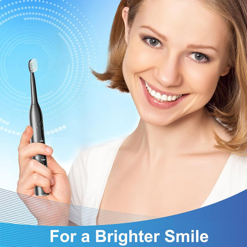 MAXWISDOM 8 100 5 Rechargeable Electric Toothbrush, Brush Heads, with Day Battery Life, Cleaning Modes, Fast Type-C