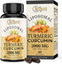 Liposomal Turmeric Curcumin Supplement - 60 Softgels - 2000mg, 95% Curcuminoid Extract with Piperine, Non-GMO