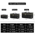 Teamoy Medium Travel Makeup Brush Case, Makeup Train Organizer Bag with Handle for Brushes (up to 9-inch), Black (BAG